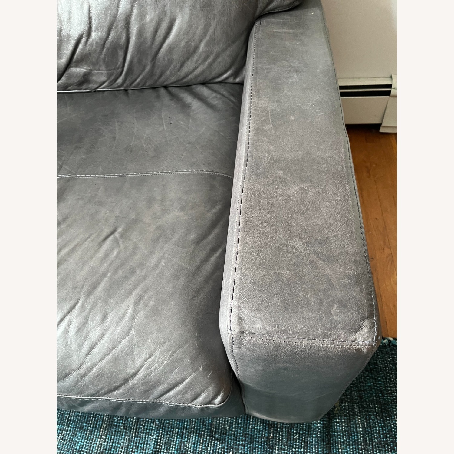 Jordan's Furniture Dark Gray 3+ Seater Sofa - image-7