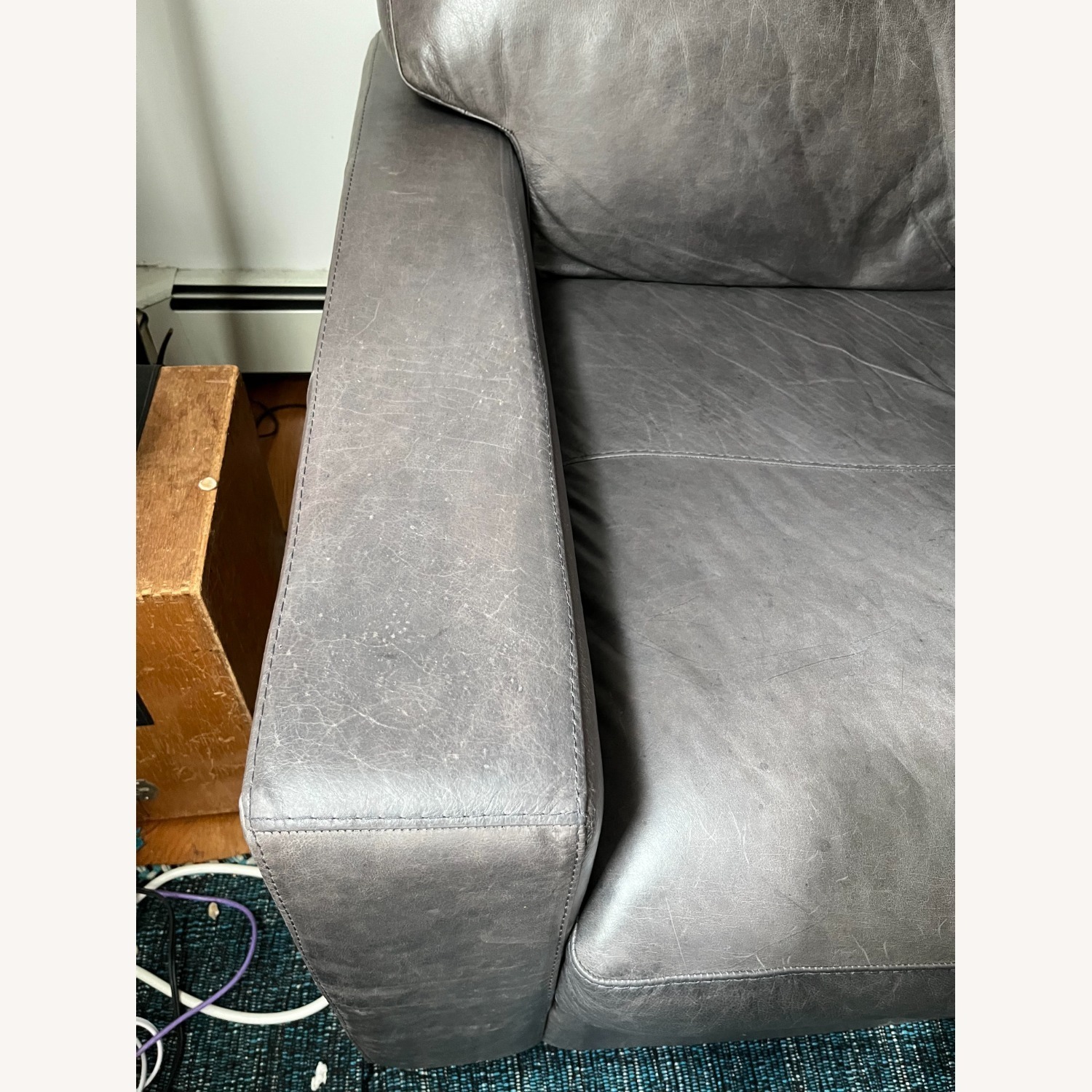 Jordan's Furniture Dark Gray 3+ Seater Sofa - image-2