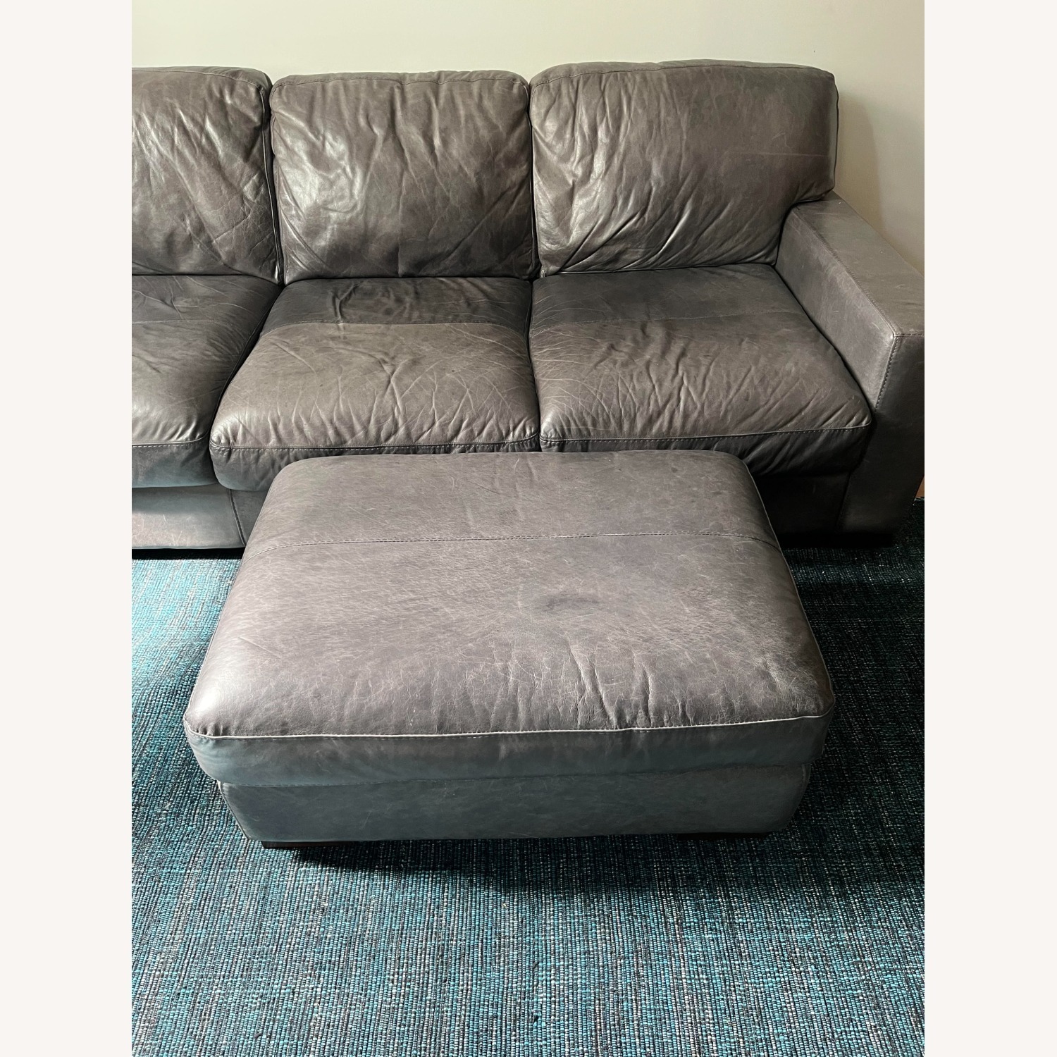 Jordan's Furniture Dark Gray 3+ Seater Sofa - image-1