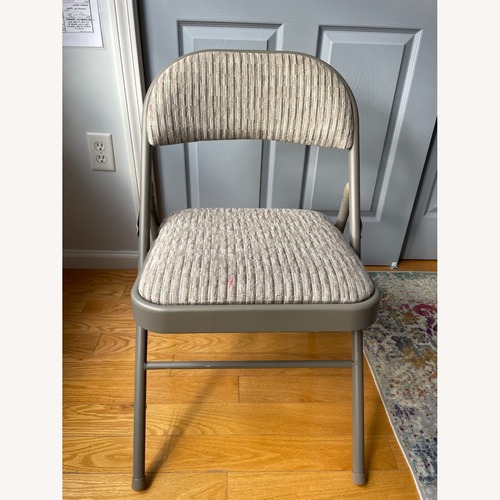 Used Light Gray &Dark Gray Metal Office Chairs for sale on AptDeco