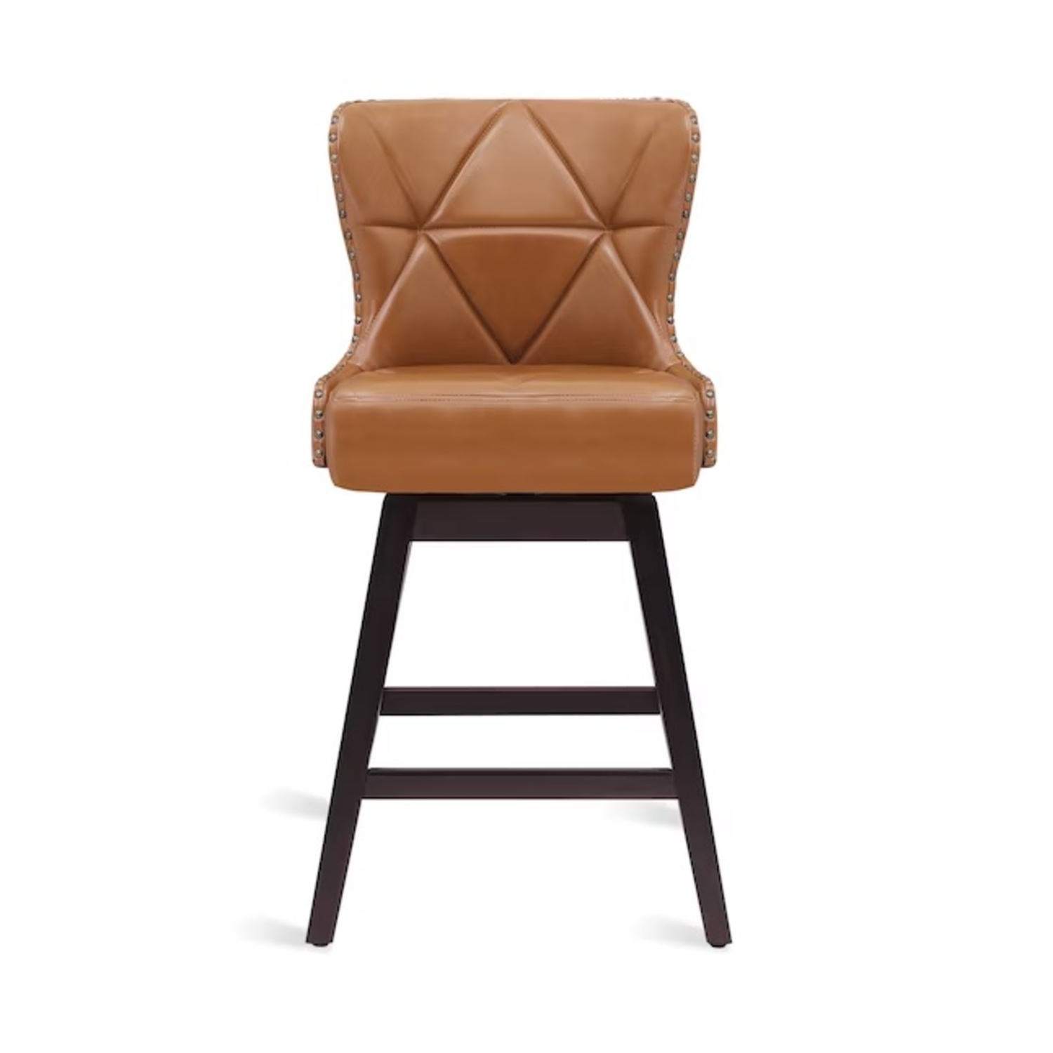 Light Brown Leather Stools - image-5