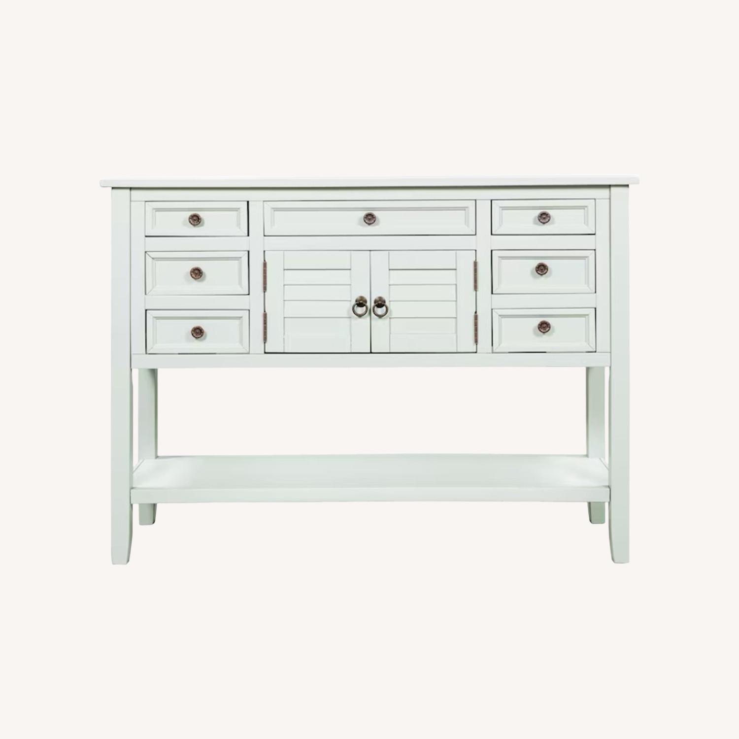 Wayfair Blue Wood Console Table - image-0