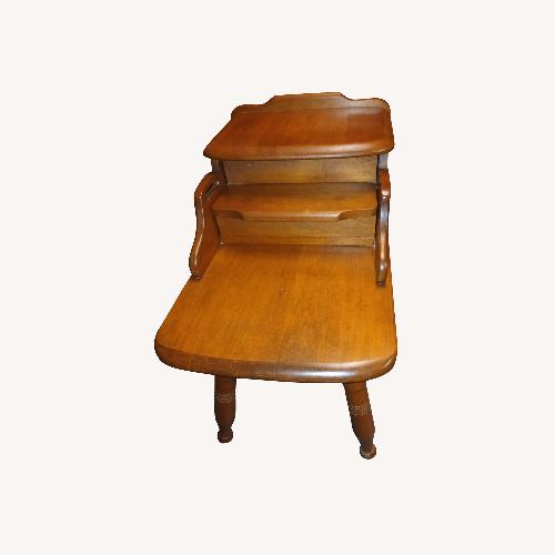 Used Vintage/Antique Natural Wood Side Tables for sale on AptDeco