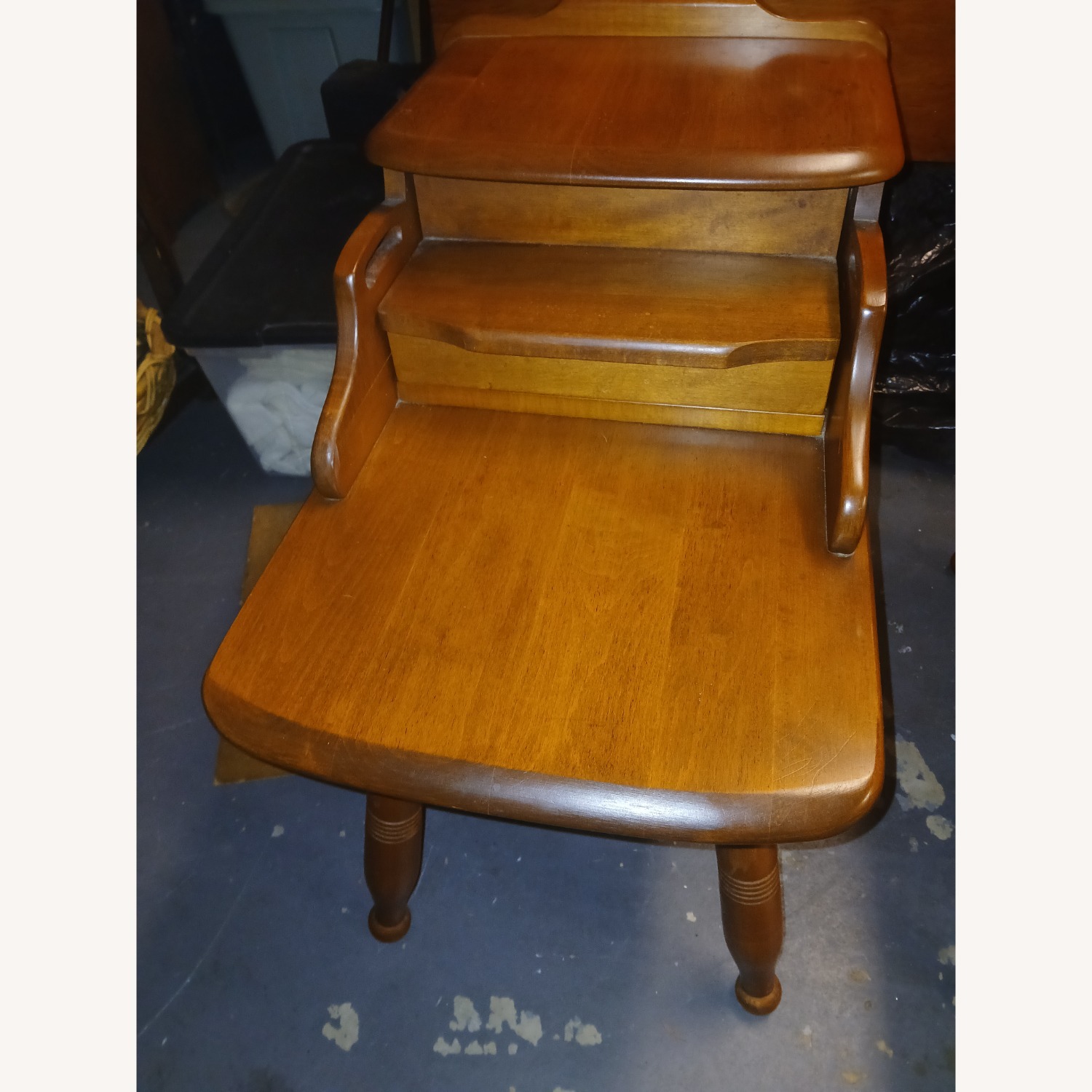 Vintage/Antique Natural Wood Side Tables - image-19