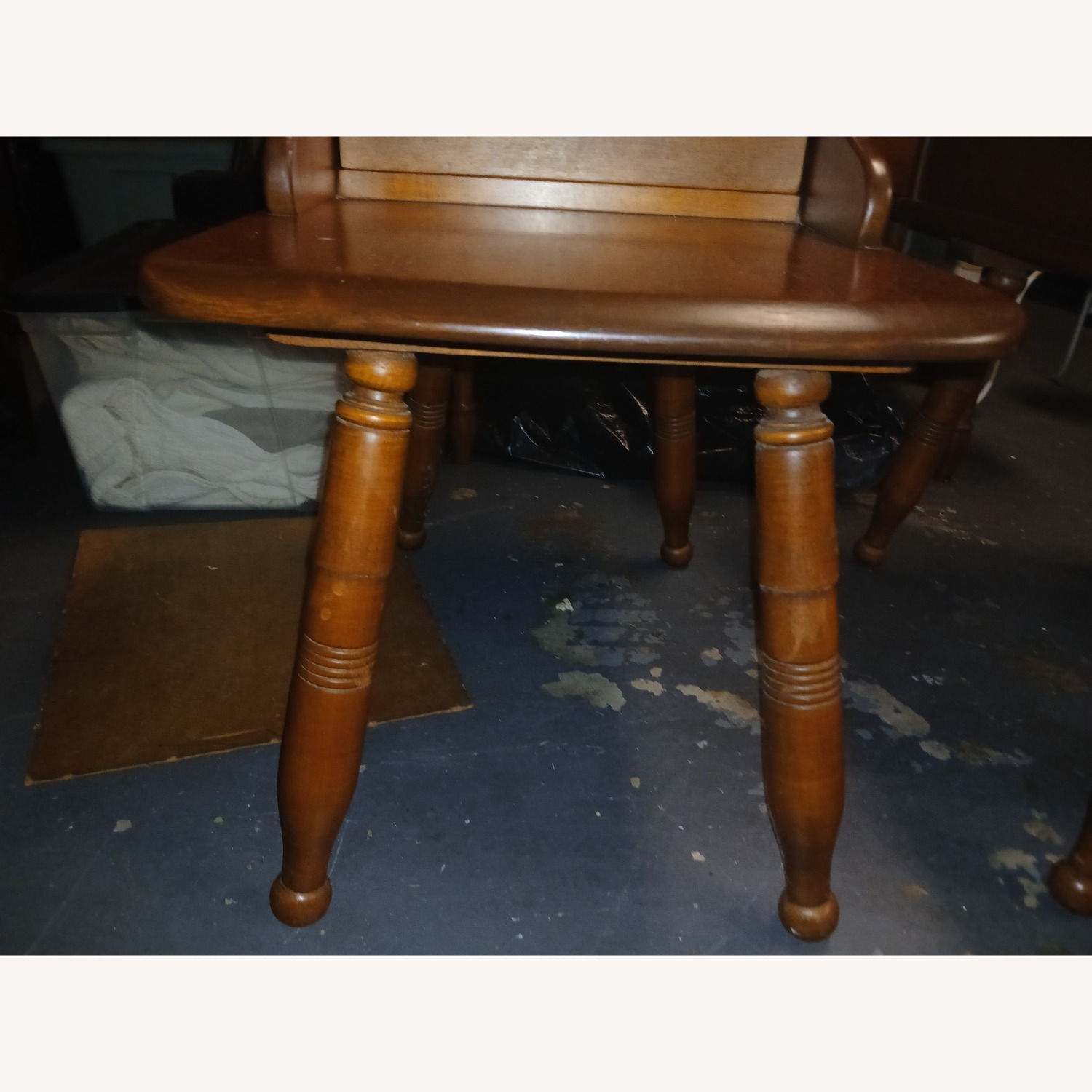 Vintage/Antique Natural Wood Side Tables - image-16