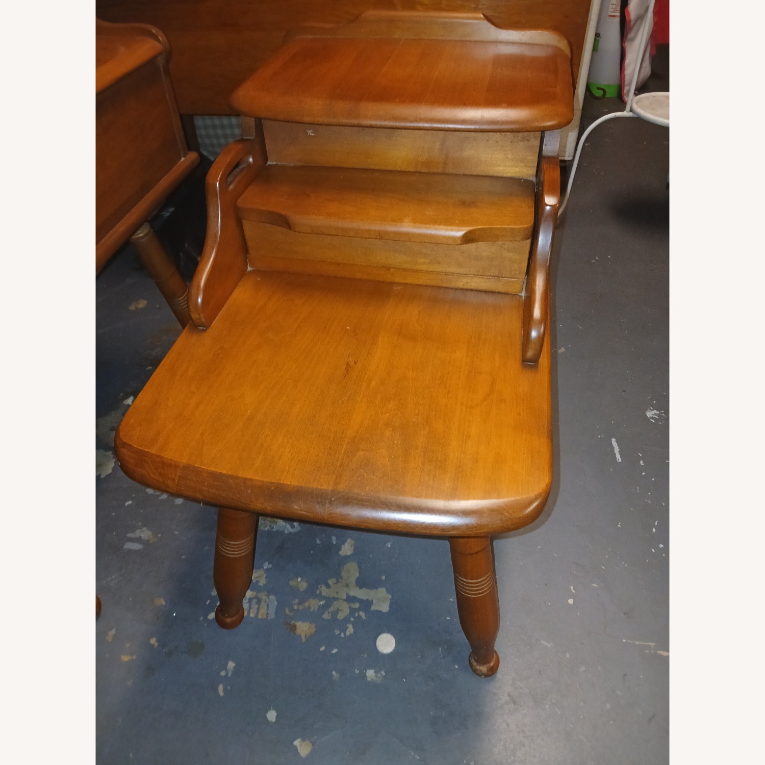 Vintage/Antique Natural Wood Side Tables - image-14