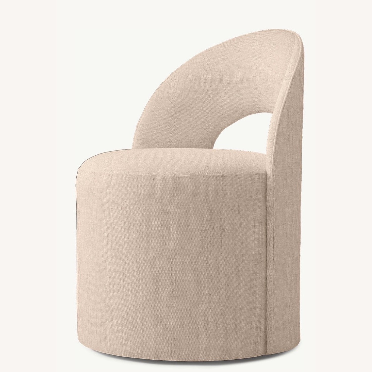 Reynaux Slope Open-Back Leather Dining Chair - image-0