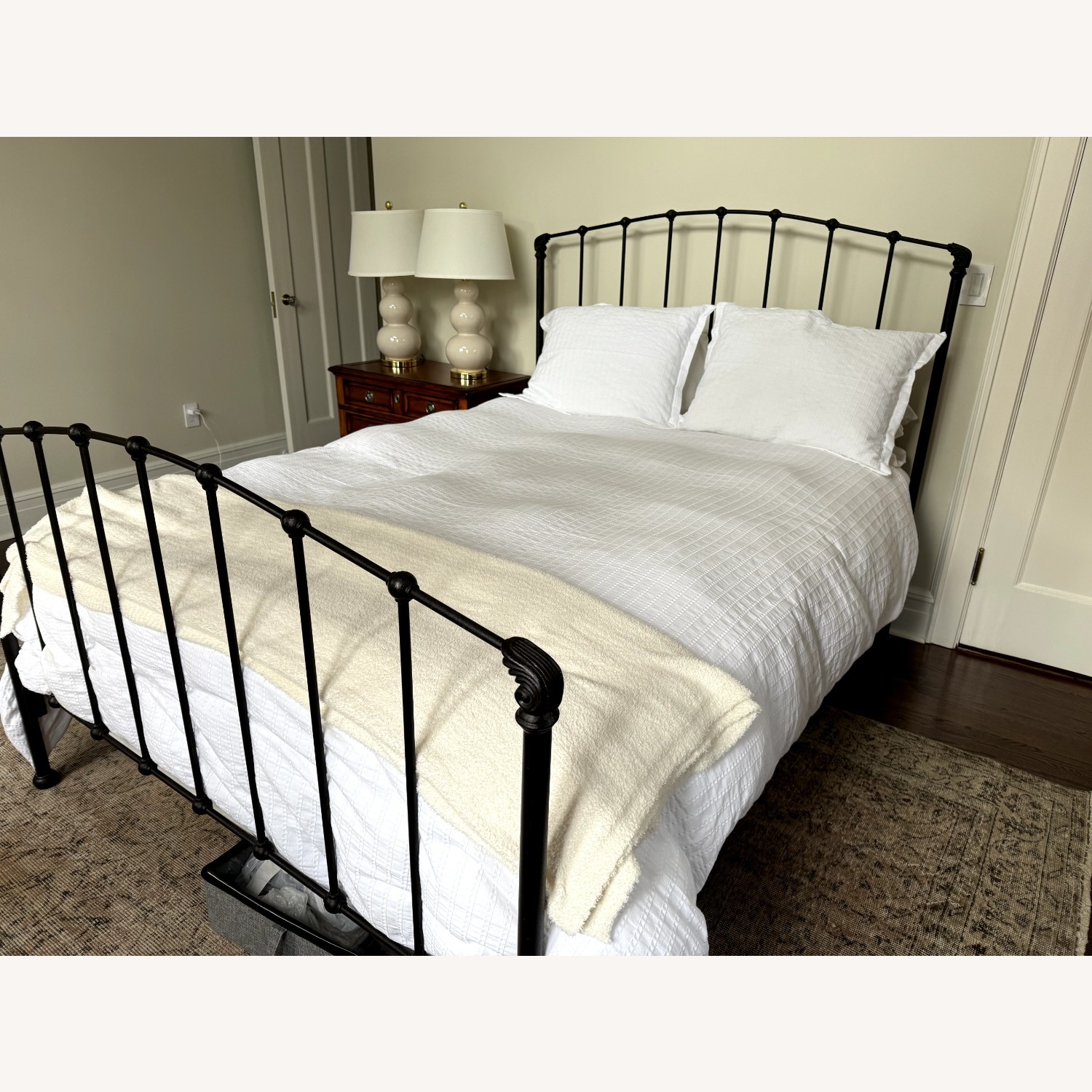 Arhaus Black Iron Queen Bed - image-1
