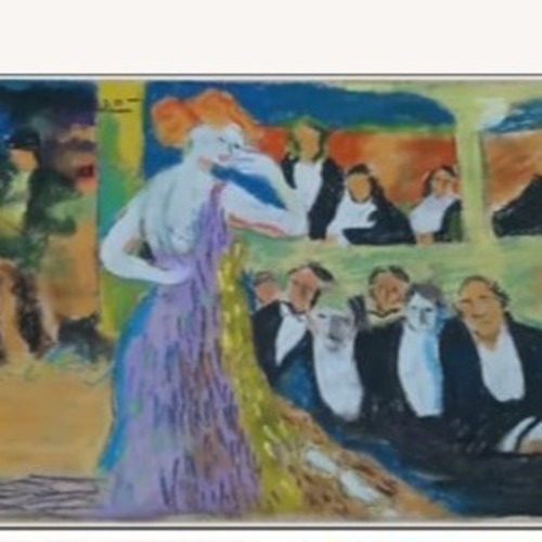 Used Picasso Painting Stuffed Shirts Signed Stamped for sale on AptDeco