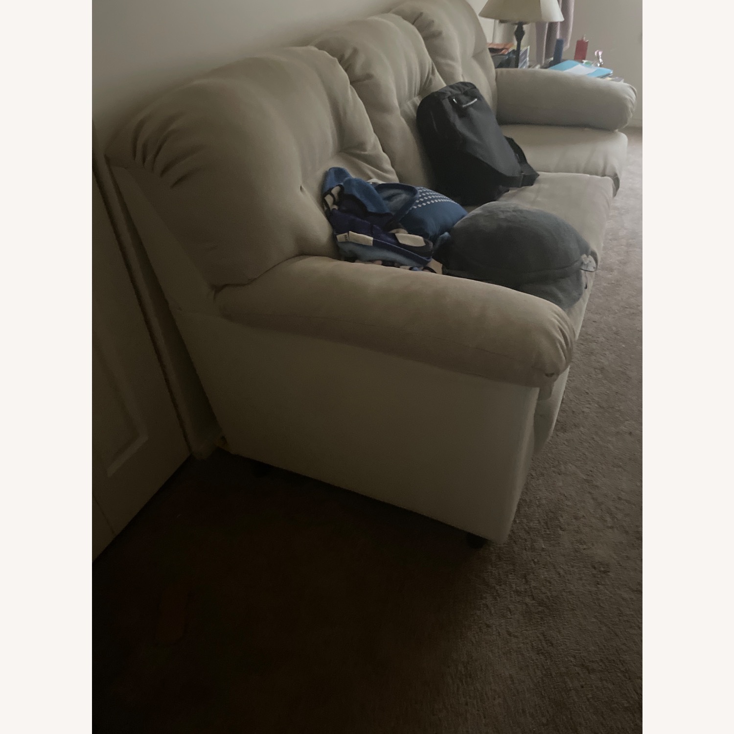 Natural Fabric 3+ Seater Sofa - image-3