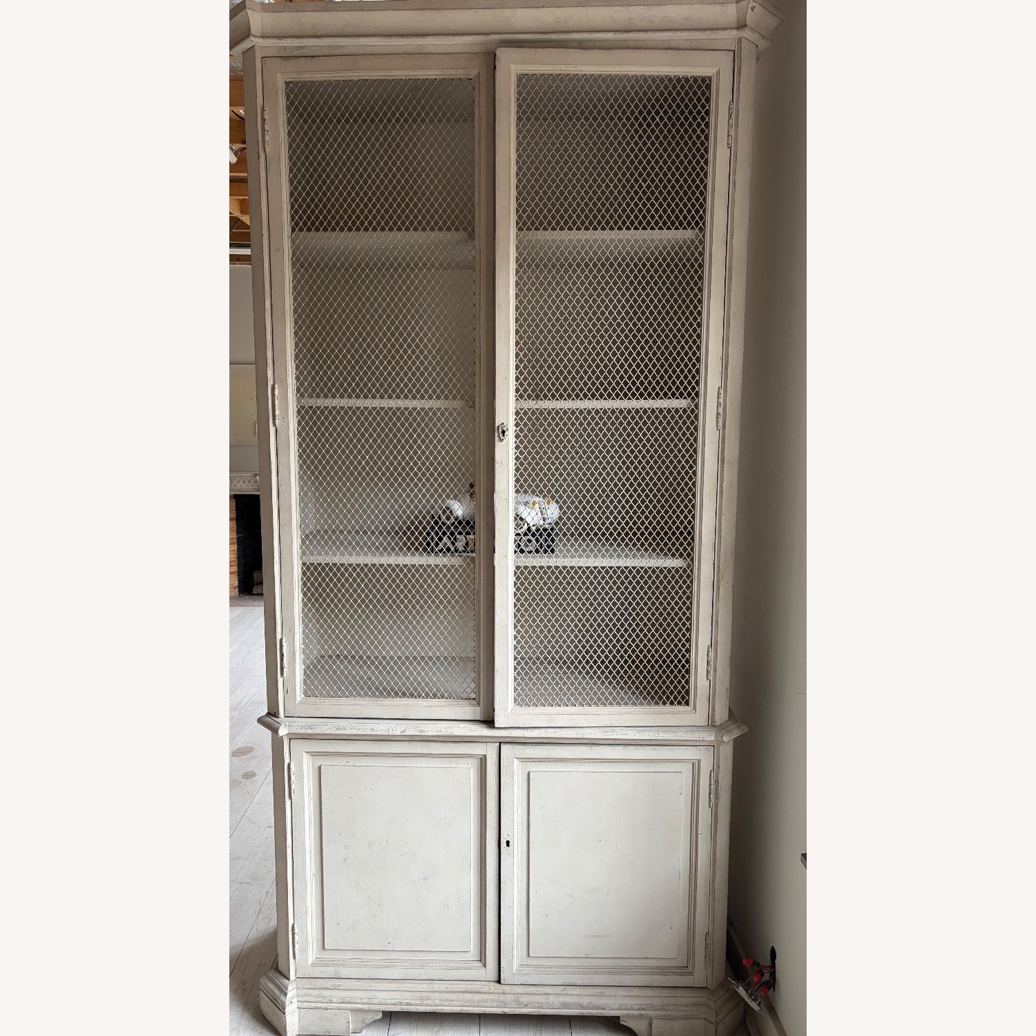 Vintage/Antique Finds Natural Wood Armoire - image-5