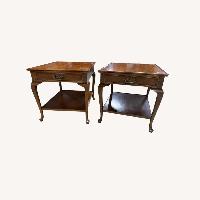 Henredon Wood Side Tables