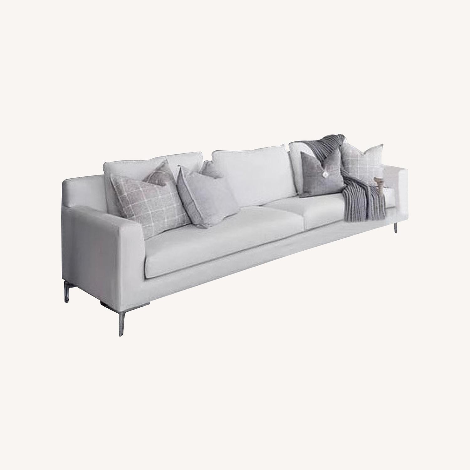 Diamond Sofa White Linen Seattle Style - image-0