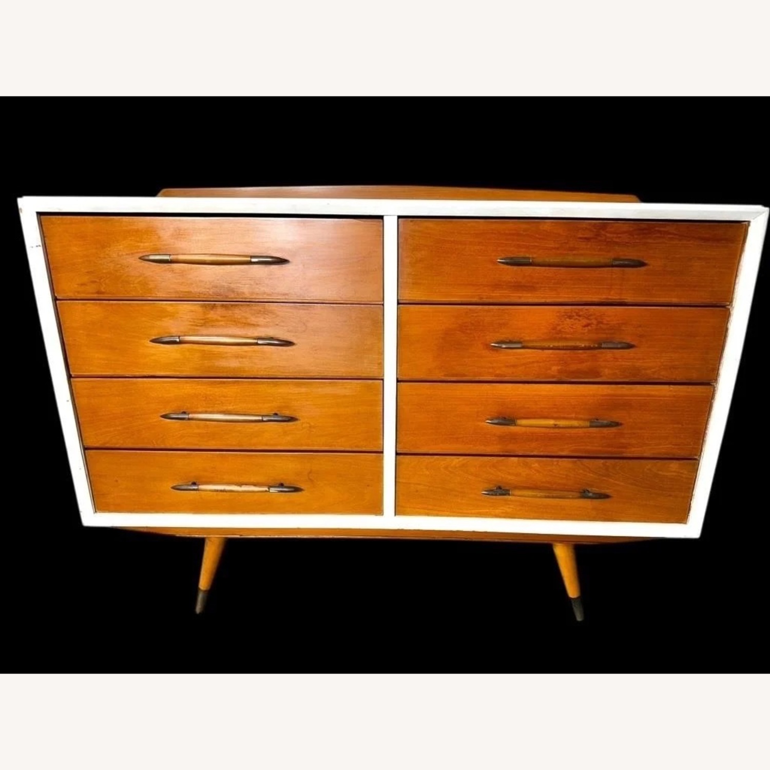 MCM - White Wood Dresser - image-2