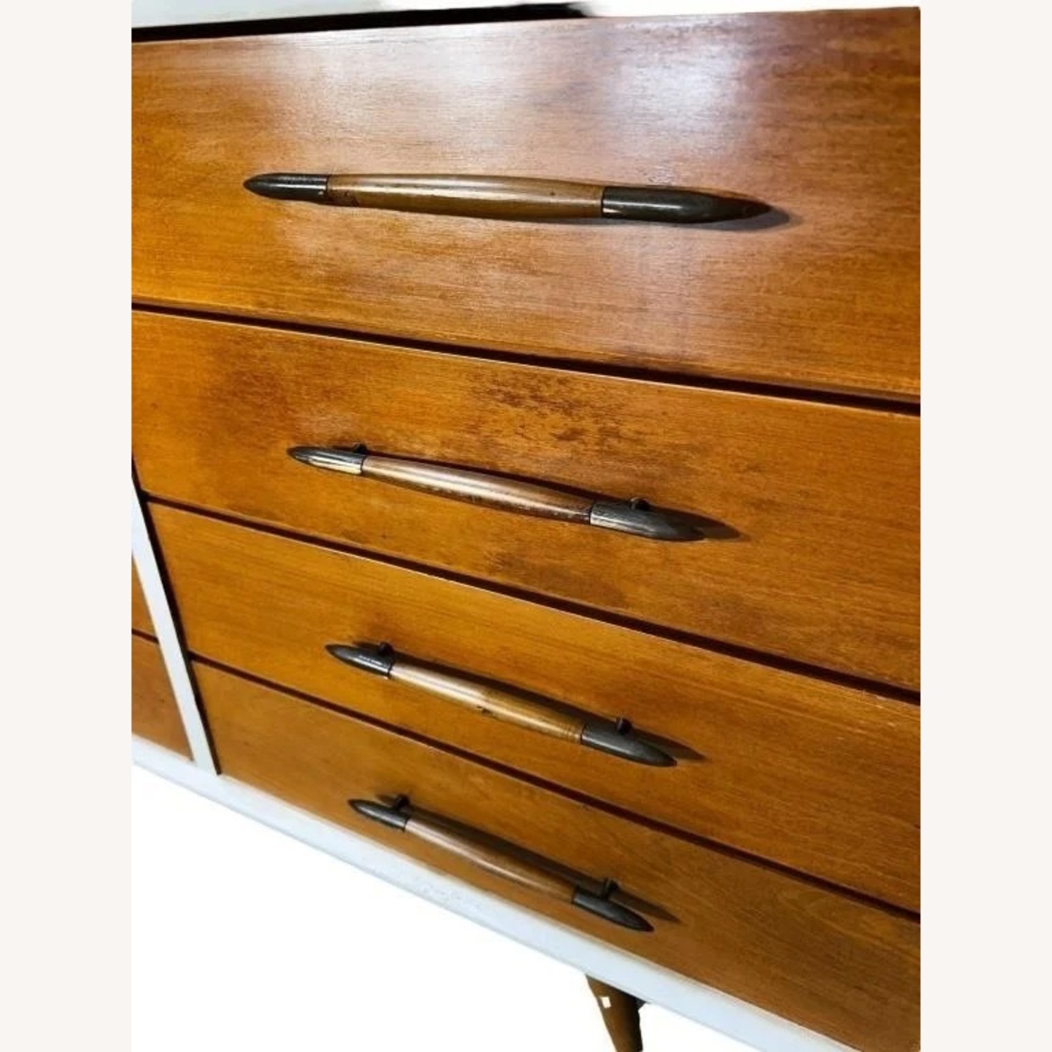 MCM - White Wood Dresser - image-5