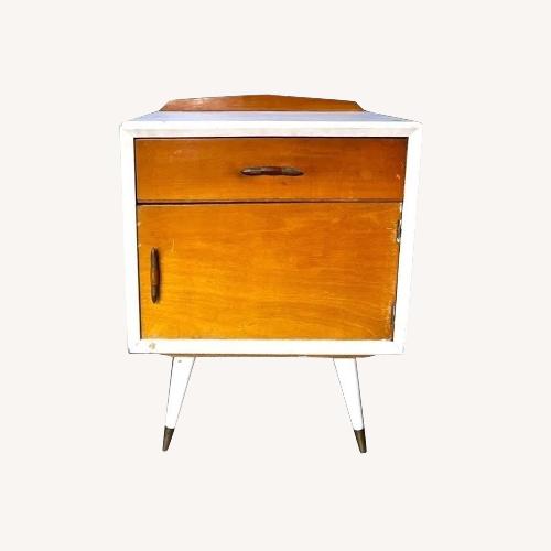 Used MCM - White Wood Side Tables for sale on AptDeco