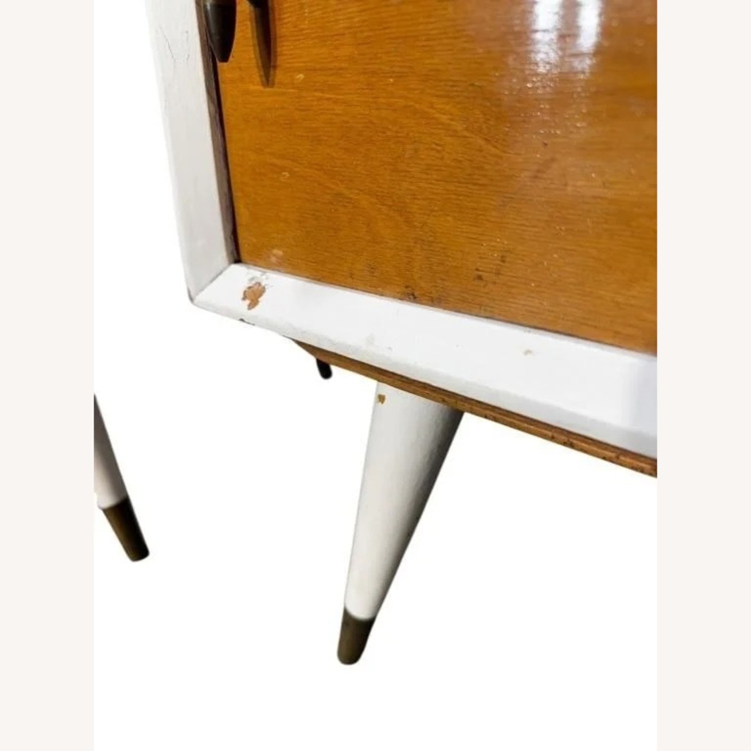 MCM - White Wood Side Tables - image-5