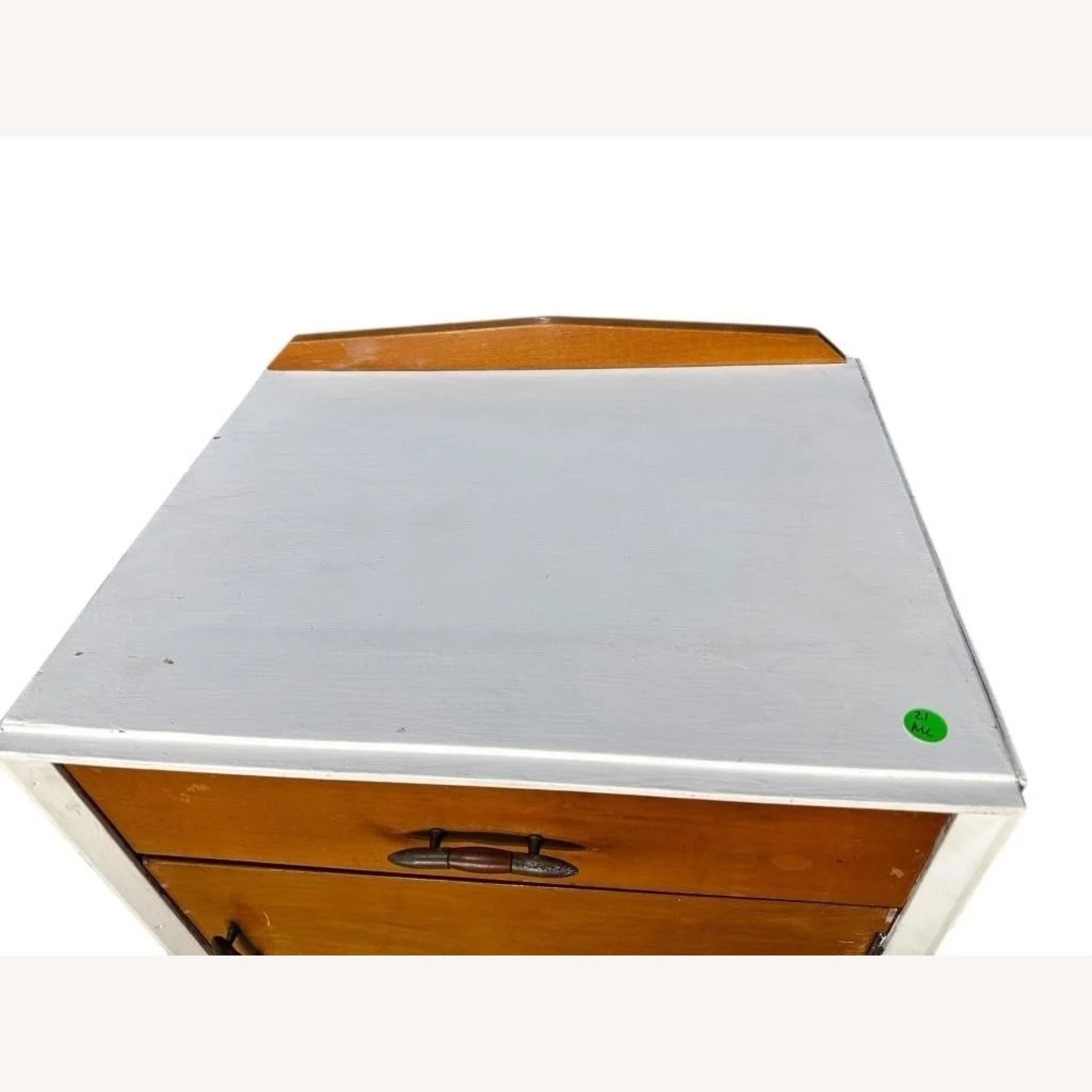 MCM - White Wood Side Tables - image-3