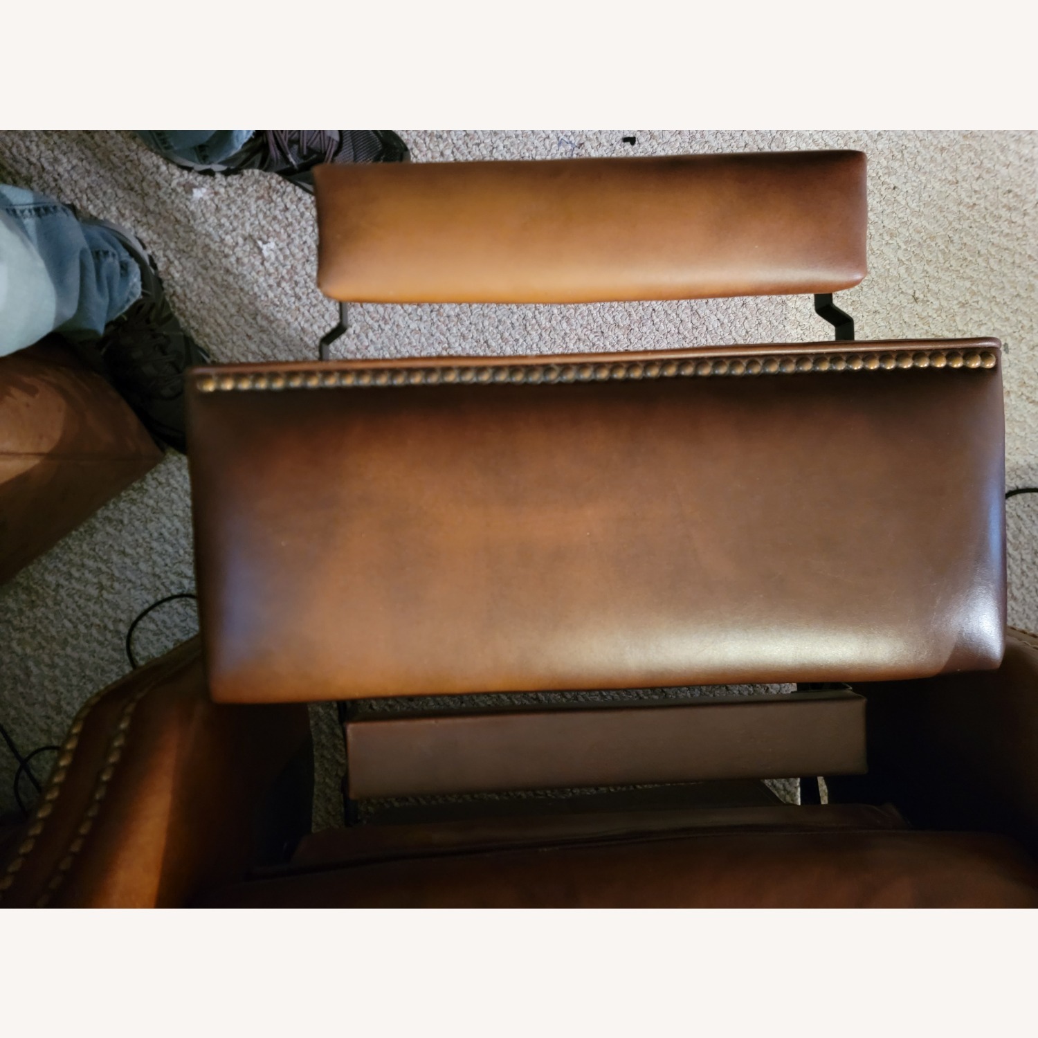 Motioncraft By Sherrill Leather Recliner - image-4