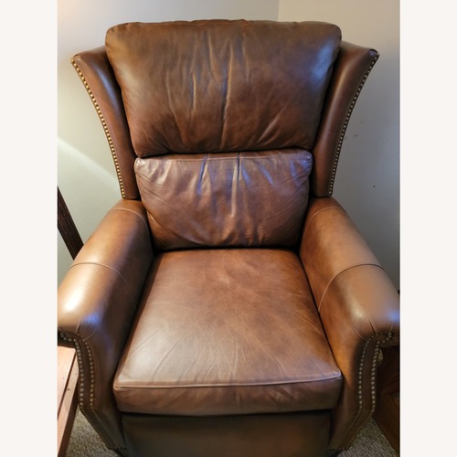 Used Motioncraft By Sherrill Leather Recliner for sale on AptDeco