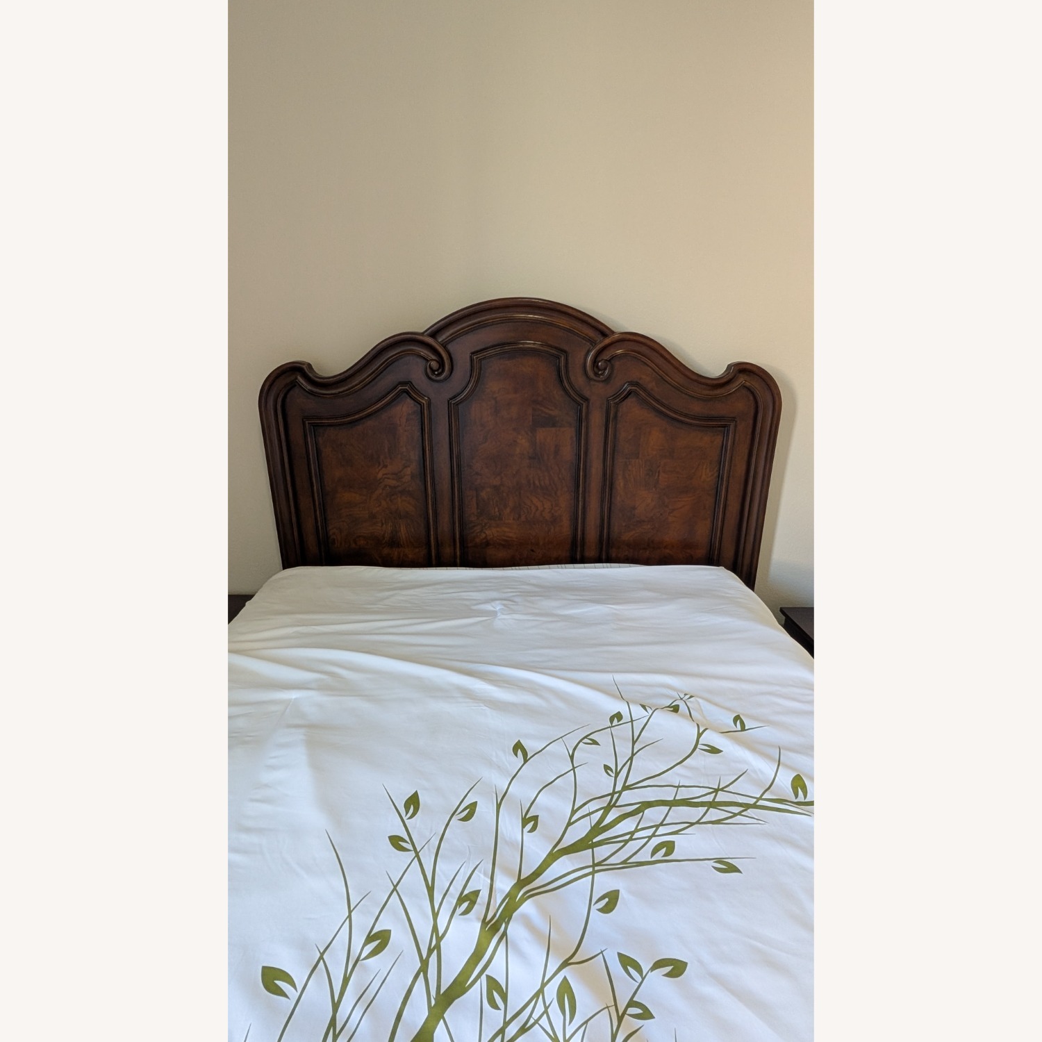 Ashley Furniture Dark Brown Wood Queen Bed - image-3