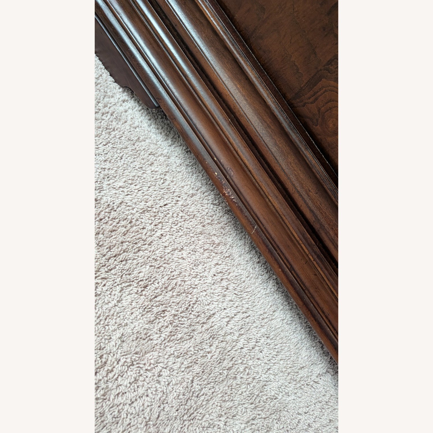 Ashley Furniture Dark Brown Wood Queen Bed - image-2