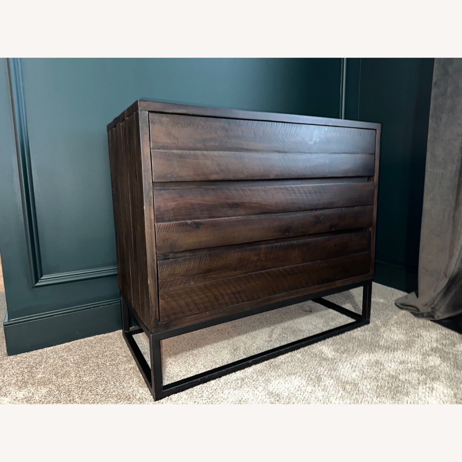 West Elm Logan Dark Brown Wood Dresser - image-3