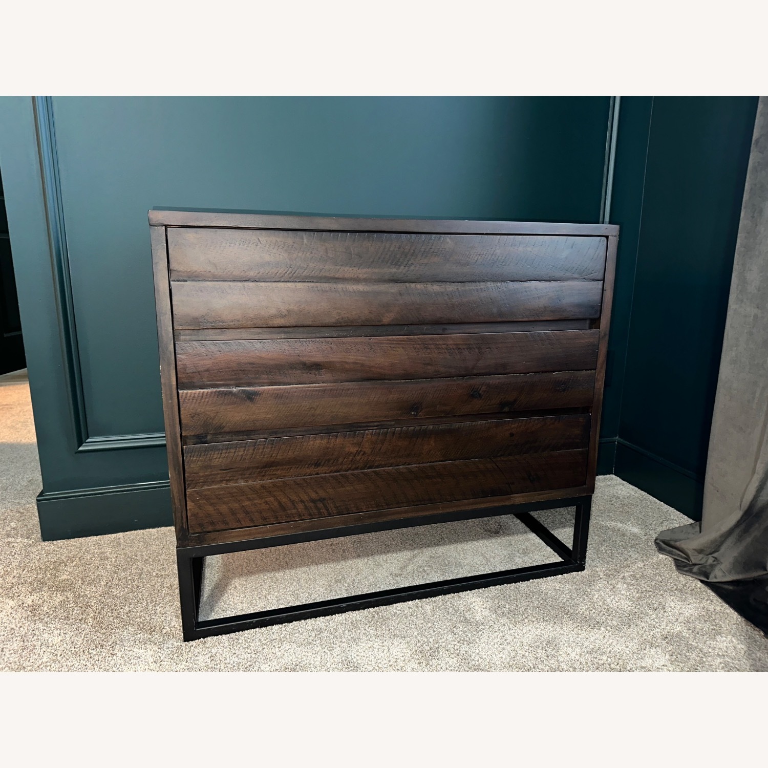 West Elm Logan Dark Brown Wood Dresser - image-1