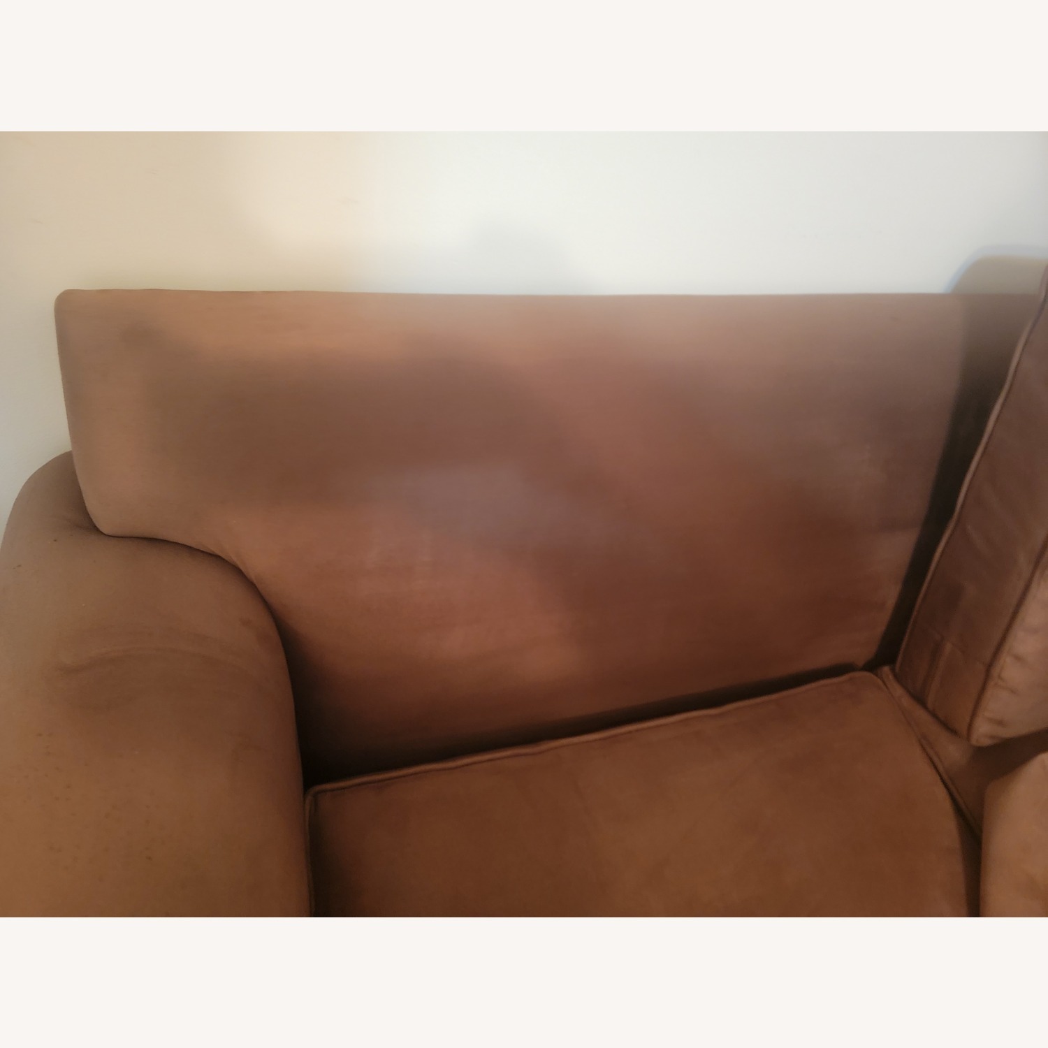 Ethan Allen Featherblend Dark Brown Loveseat - image-10