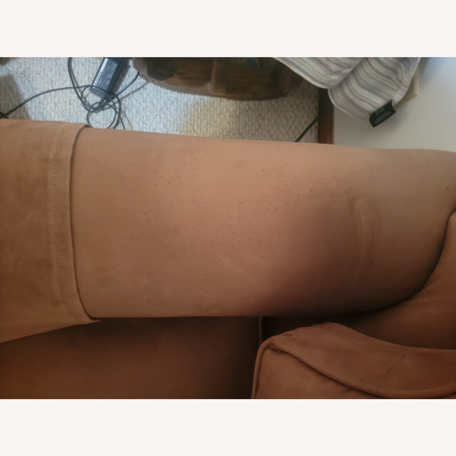 Ethan Allen Featherblend Dark Brown Loveseat - image-14