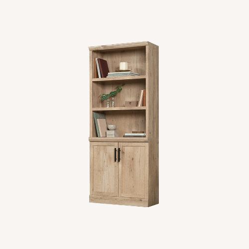 Used Saunder Aspen Oak Library Bookcase in Prime Oak for sale on AptDeco