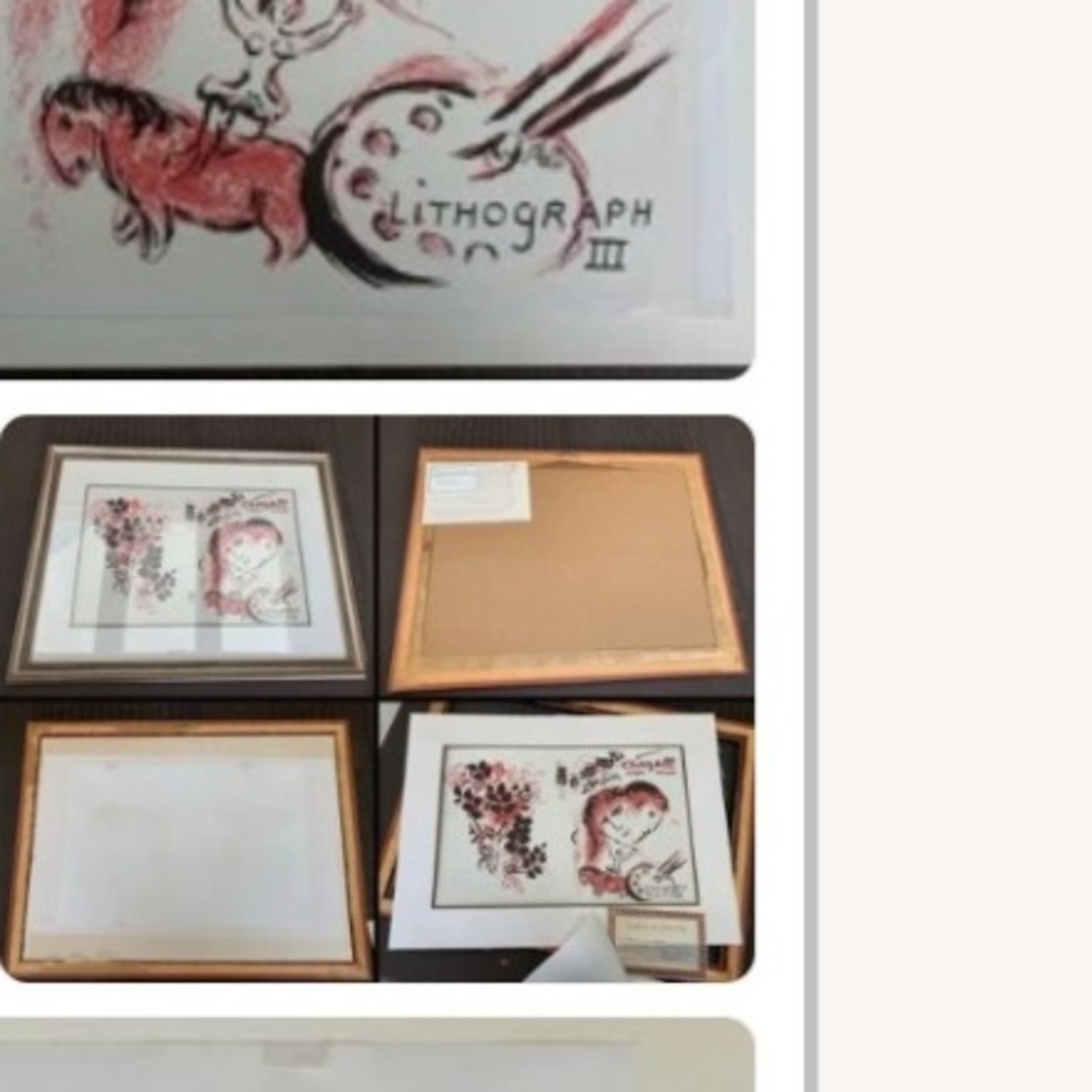 Marc Chagall Lithogragh III - image-4