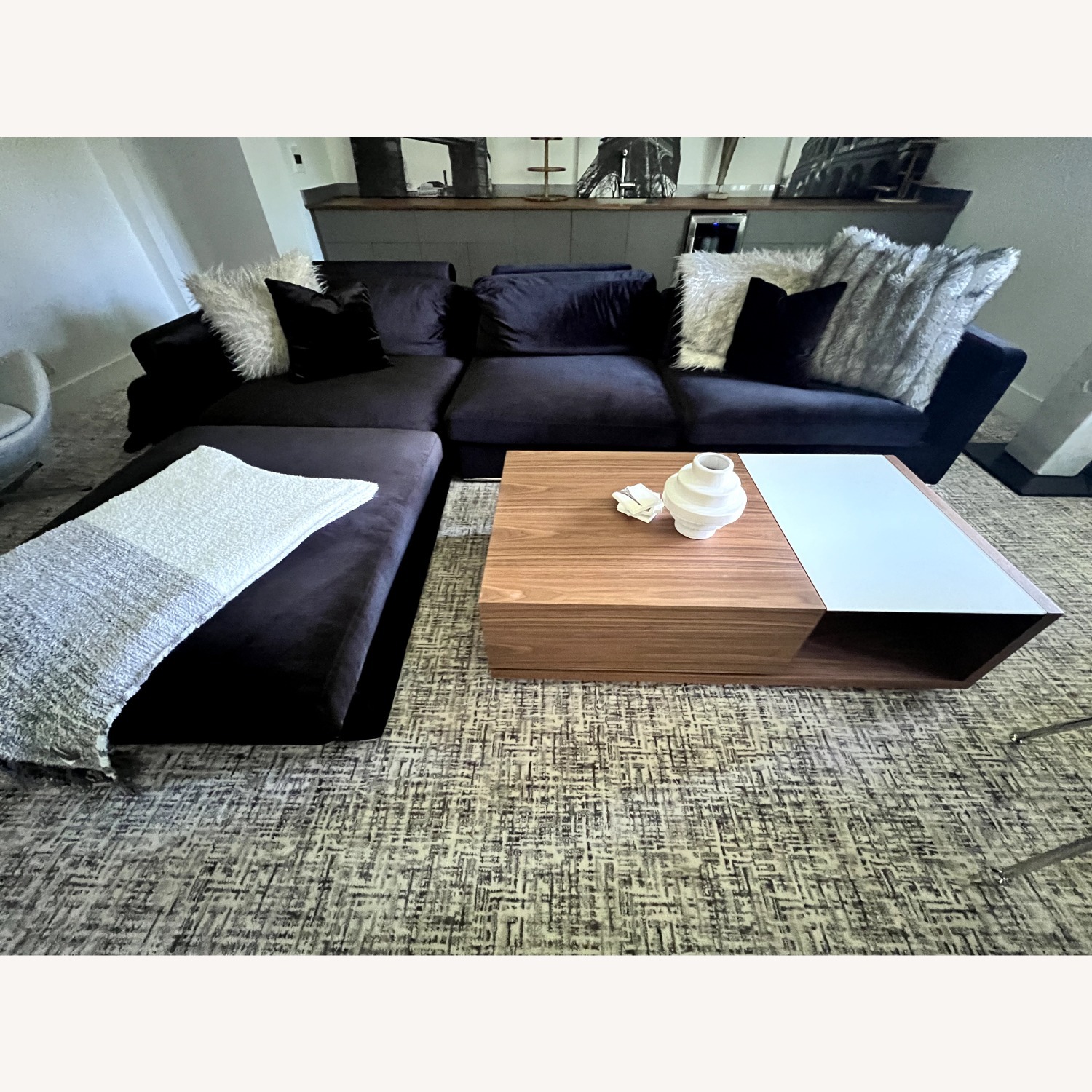 Rove Concepts Truman Walnut Brown Wood Coffee Table - image-4