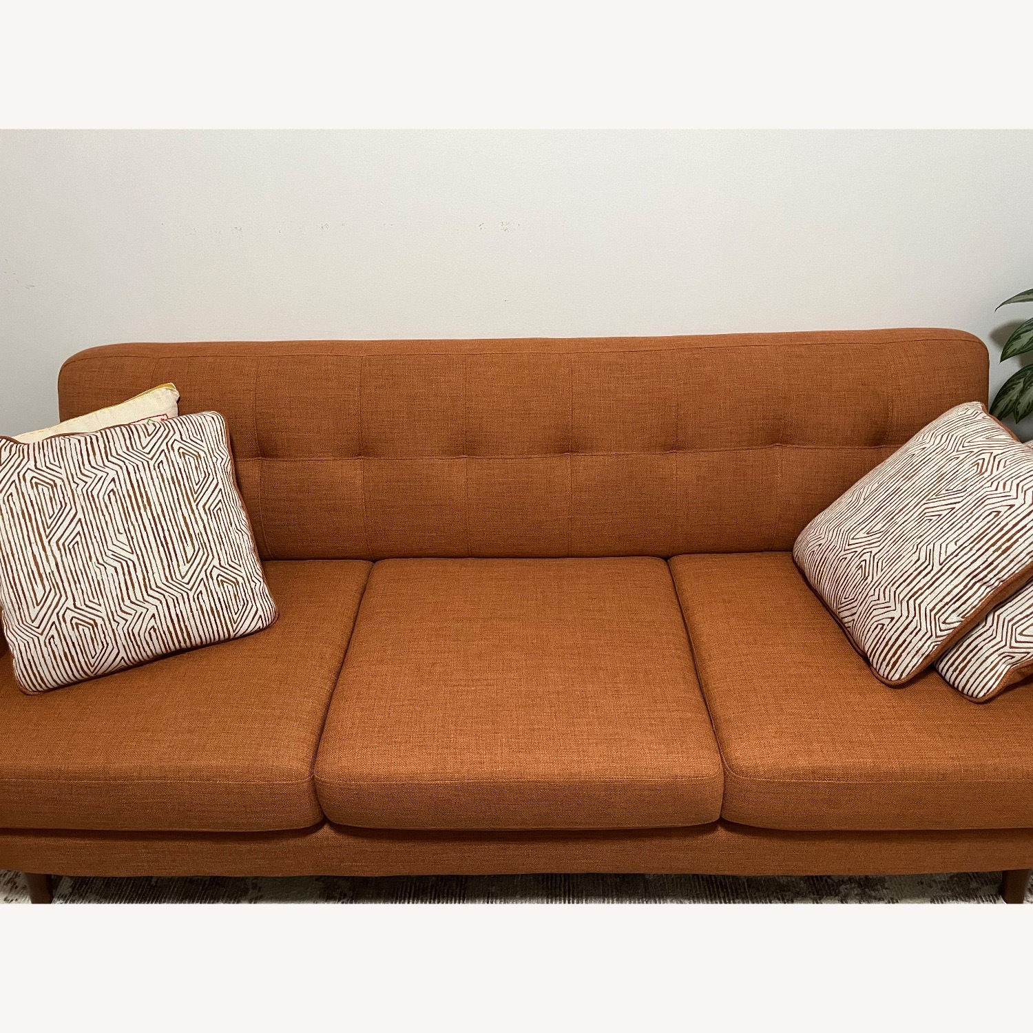 Bob's Discount Furniture Bettie Russet 86'' Orange 2 Piece Sectional - image-3
