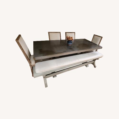 Used Dark Gray Dining Set for sale on AptDeco