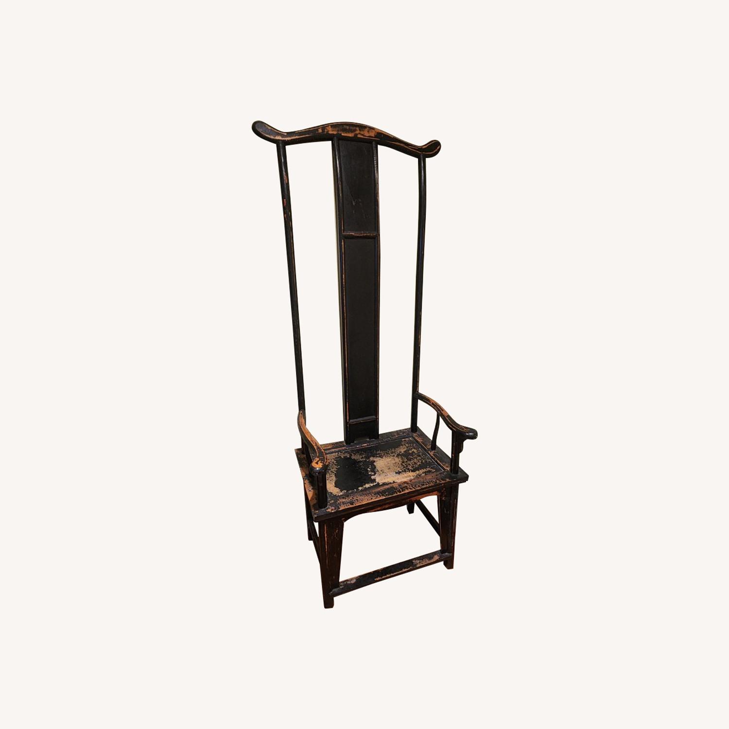 Arhaus Pink Wood Accent Chairs - image-0