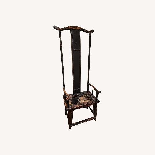 Used Arhaus Pink Wood Accent Chairs for sale on AptDeco