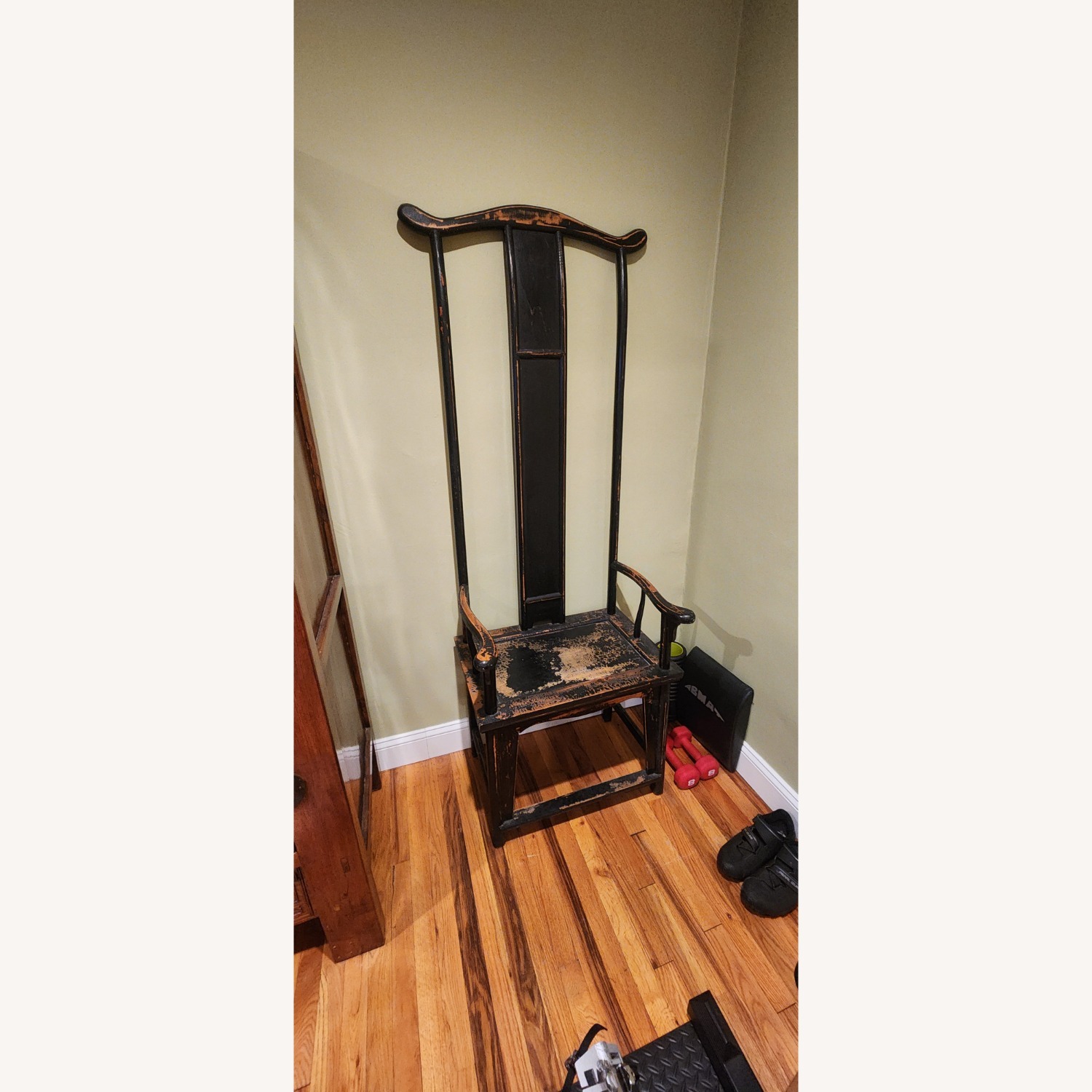 Arhaus Pink Wood Accent Chairs - image-2