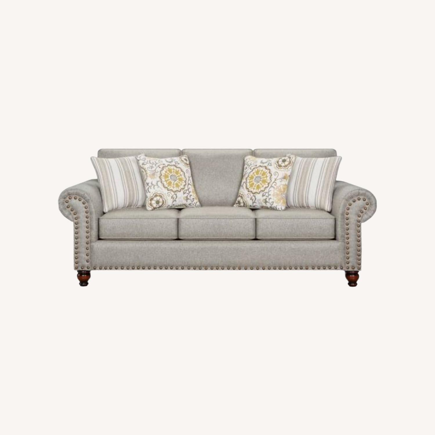 Ashley Furniture Galeon Brown 3-seater Sofa - image-0