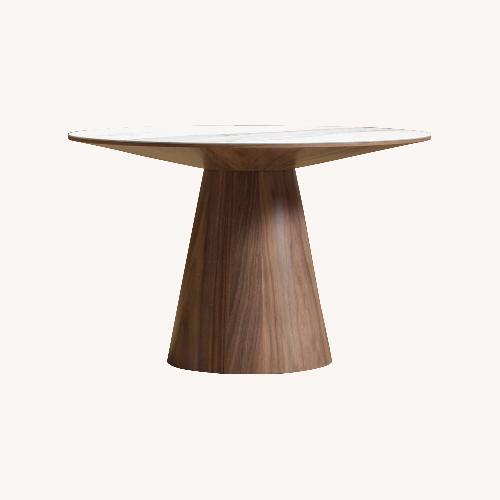 Used Rove Concepts Winston White Wood Dining Table for sale on AptDeco