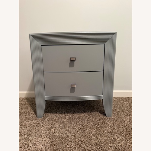 Used Grey Nightstand  for sale on AptDeco