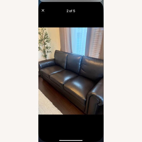 Used Genuine Leather Sofa for sale on AptDeco