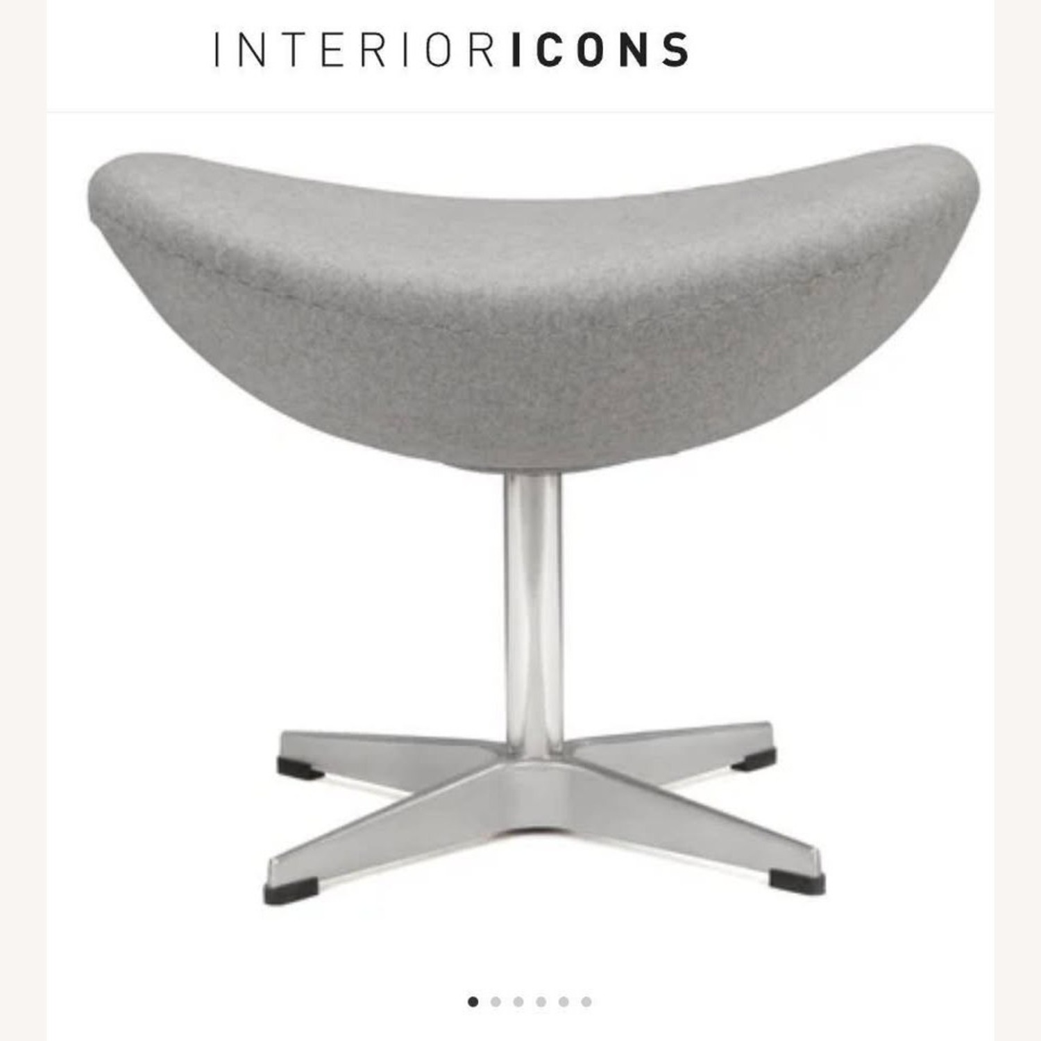Interior Icons Egg Chair Ottoman - image-1