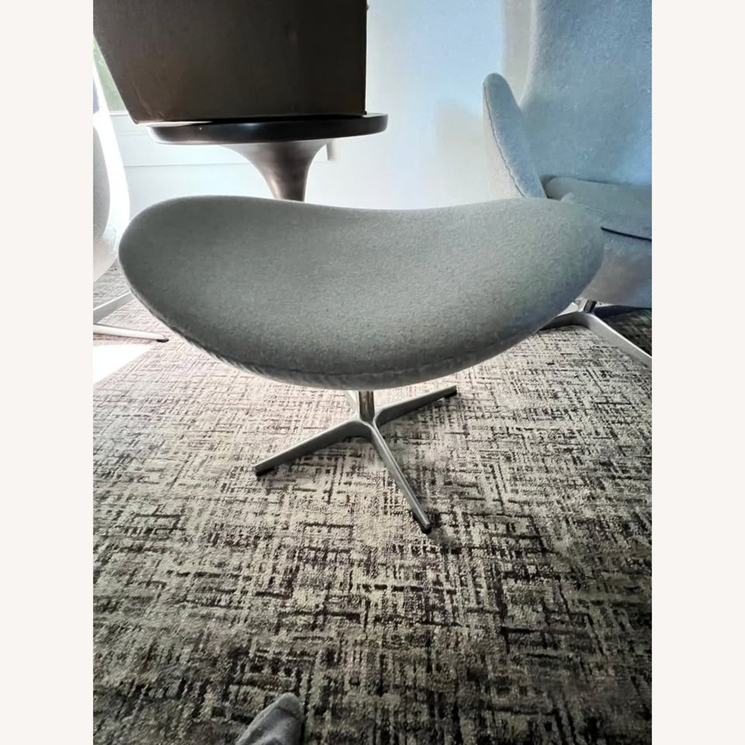 Interior Icons Egg Chair Ottoman - image-2