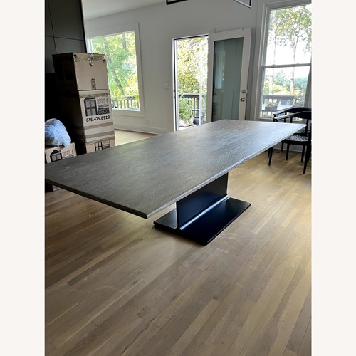 Used Restoration Hardware I-Beam Dining Table for sale on AptDeco