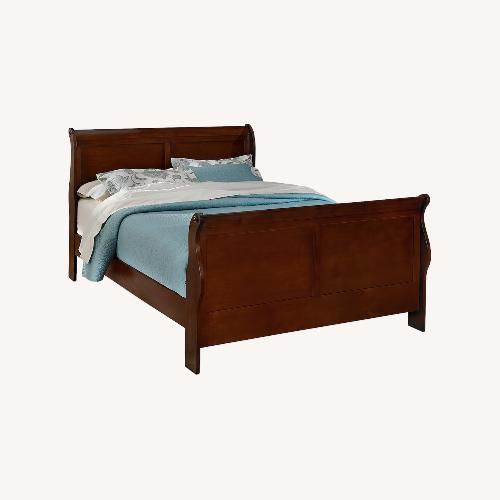Used American Signature Furniture Dark Brown Headboard for sale on AptDeco