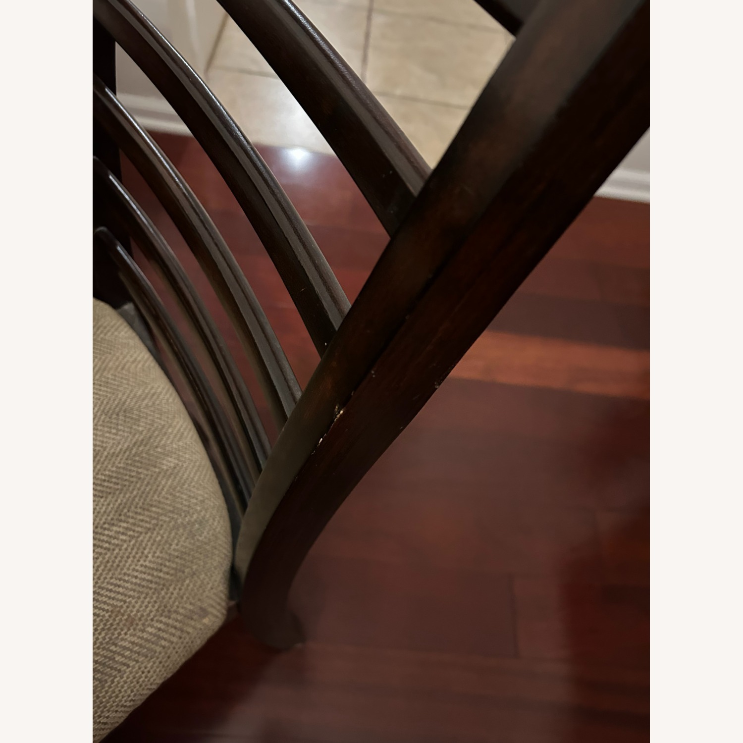 Raymour & Flanigan Dark Brown Dining Set - image-3