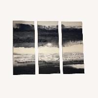 CB2 Ikigai' Acrylic Wall Art Set of 3