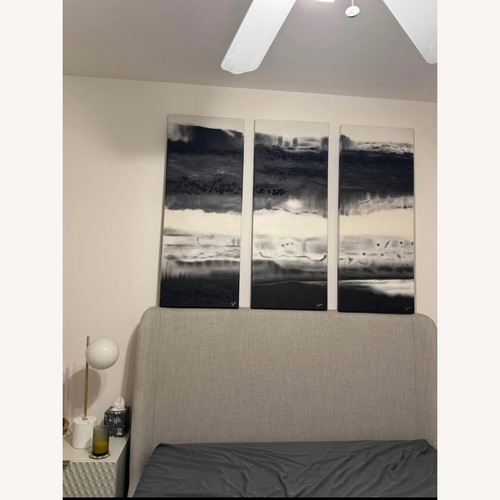 Used CB2 Ikigai' Acrylic Wall Art Set of 3 for sale on AptDeco