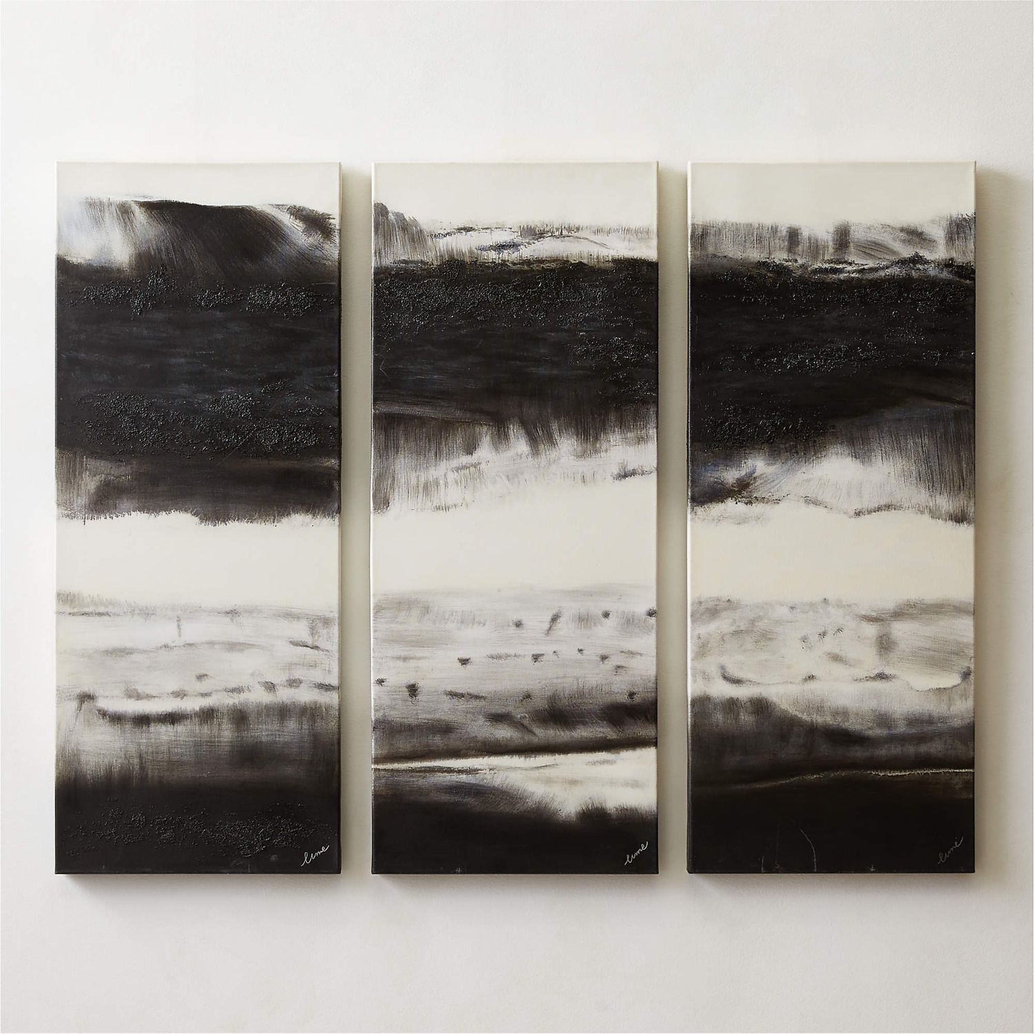 CB2 Ikigai' Acrylic Wall Art Set of 3 - image-7